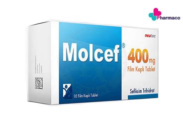 molcef 400 mg 10 film tablet